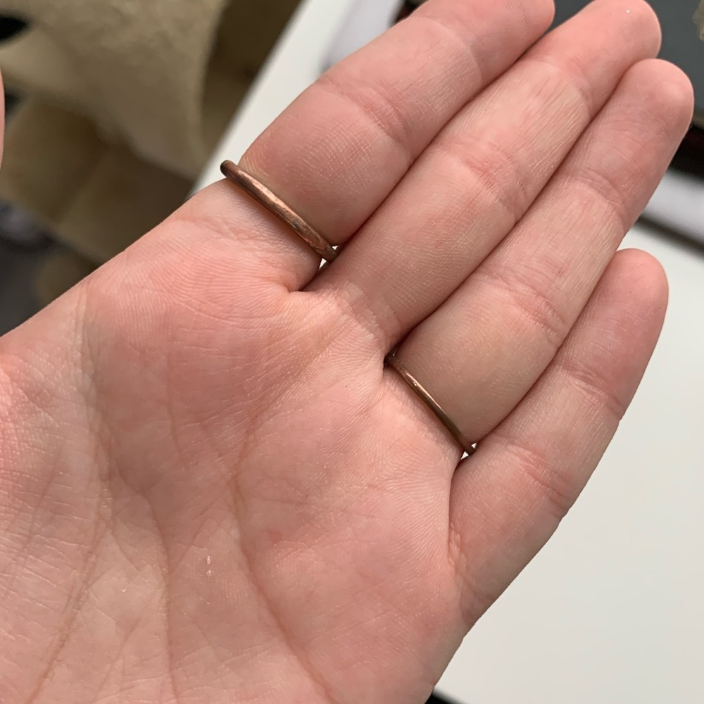 ☀️Two Gold Free People Rings - Picture 2 of 4